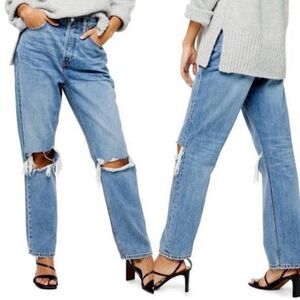 TopShop Nordstrom Baggy Distressed Jeans
